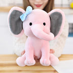 Cute Plush Grey Elephant Pillow Dolls for Baby