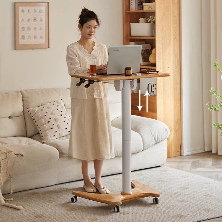 Work Everywhere Ergonomic Adjustable Rolling Desk
