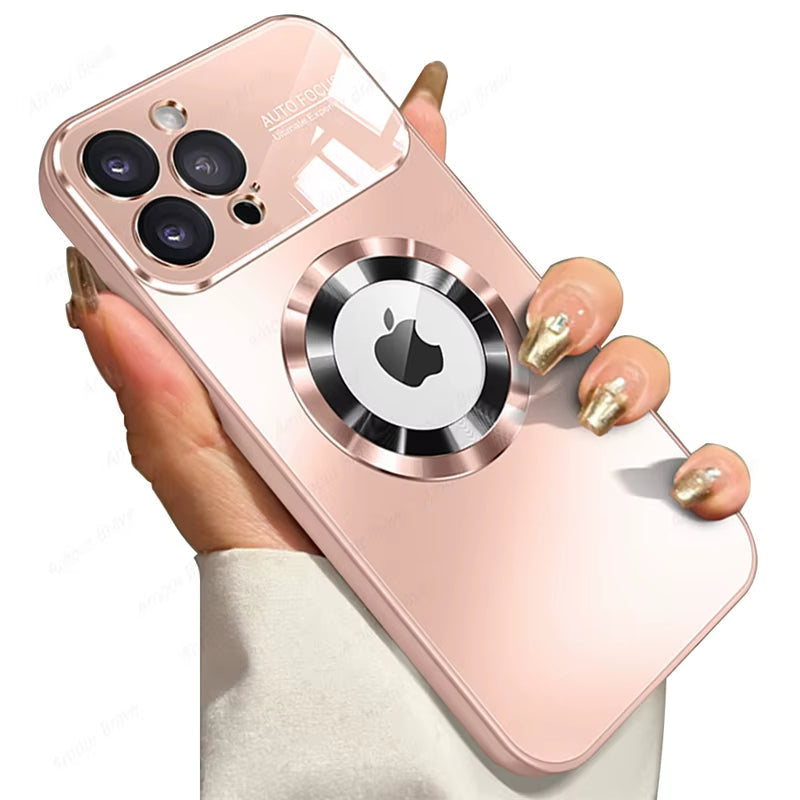 Magnetic Power Safety Metal Phone Case