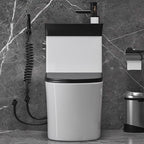 Japanese Style Space-Saving Integrated Sink Toilet
