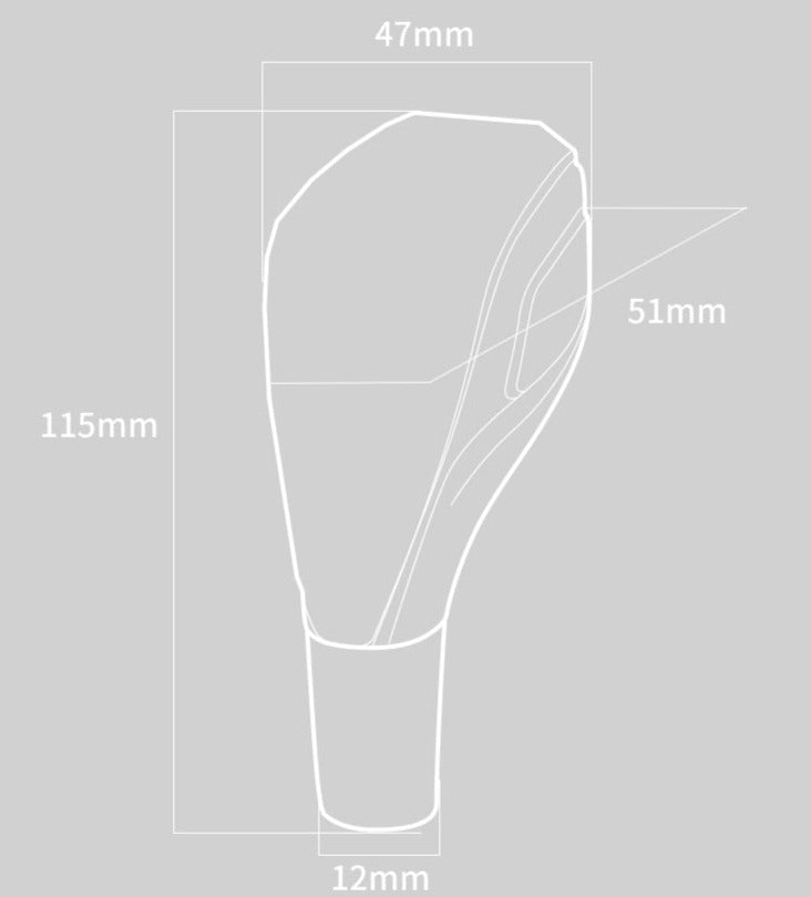 Universal Crystal Handle Shift Stick Knob