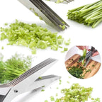 5 Layers Stainless Steel Multifunctional Kitchen Scissors