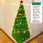 DIY Corner Hanging Felt Instant Christmas Tree