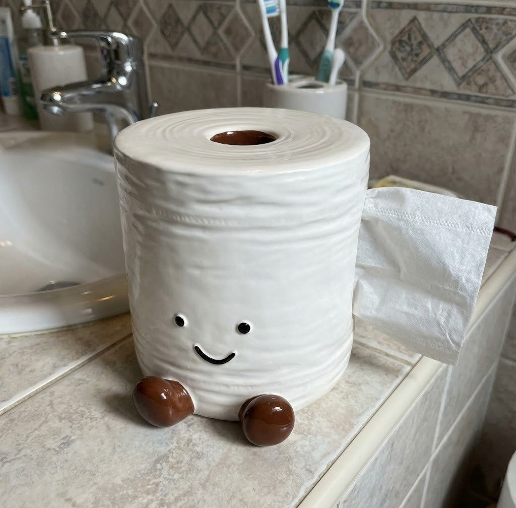 Smiley Toilet Paper Tissue Box