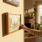 Story Maker Wooden Kids Drawing Display Frame