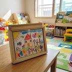 Story Maker Wooden Kids Drawing Display Frame