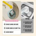 Clean Swipe Wall-Mounted Disposable Toilet Brush