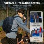 OIWAS 20L Lightweight Outdoor Hiking Backpack