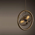 Vintage Iron Retro Fan Ceiling Droplight Chandelier Lamp