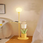 Tulip Blossom Flower Integrated Nightstand Floor Lamp