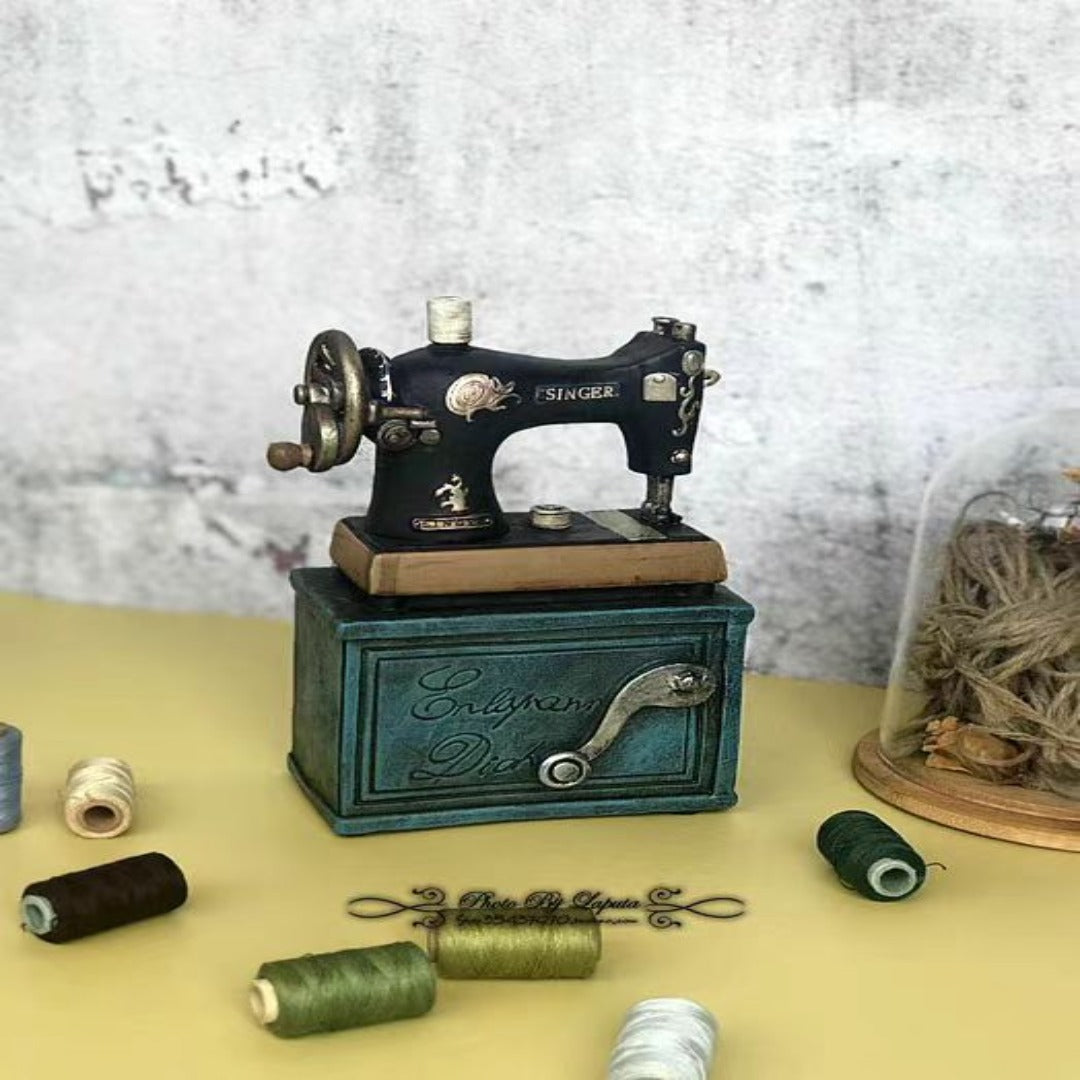 Vintage Sewing Machine Decoration