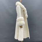 Classy Ladies Collar Cuff Long Coat