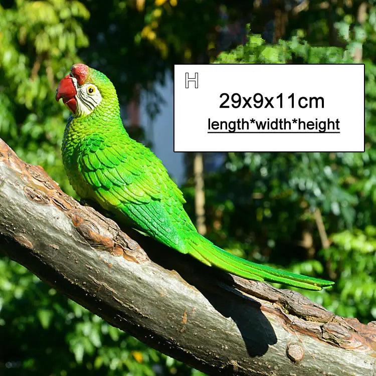 Tropical Vibe Parrot Tree Decor