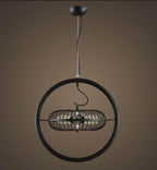 Vintage Iron Retro Fan Ceiling Droplight Chandelier Lamp