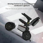 Climb Assist Lightweight Foldable Electric Mobility Wheelchair