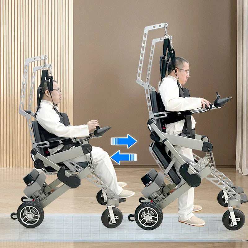 Automatic Standing Assist Walking Rehabilitation Trainer Wheelchair