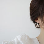Crystal Fish Tail Earrings