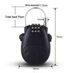 Telescopic Steel Wire Code Lock