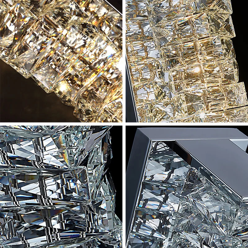 Icefall Crystal American Wall Lamp