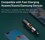 Multi-Port Smart Chip Car Fast Charger