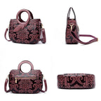 Classic Vintage Style Japanese Leather Handbag