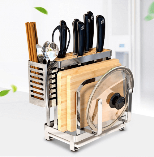 Stainless Steel Kitchen Utensils Organizer Drying Rack