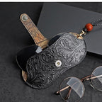 Handmade Leather Elegant Eyeglasses Case