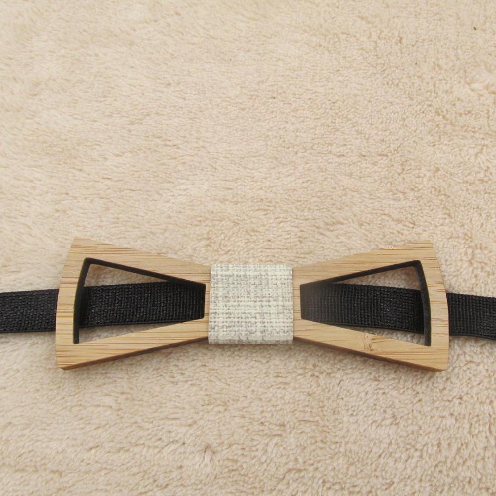 Wooden Bow Tie Made Of Anchor Glasses