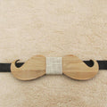 Wooden Bow Tie Made Of Anchor Glasses