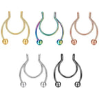 Stainless Steel Magnetic Fake Nose Piercing
