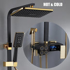 Hydro Lux LED Digital Rainfall Shower Set