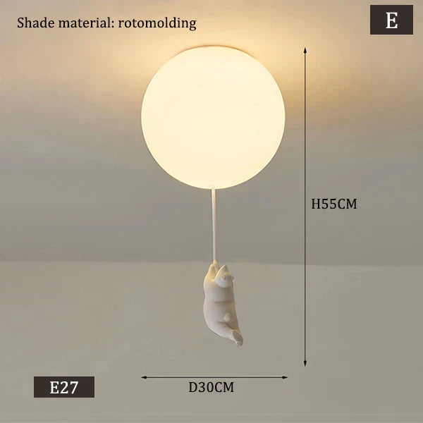Hanging Bears Balloons Lamp