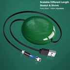 3in1 Universal Retractable Magnetic Fast Charging Cable