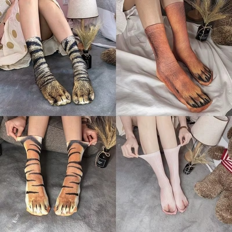 Hyper Realistic Animal Ankle Wear Socks