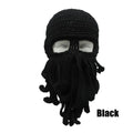 Octopus Tentacle Knitted Face Winter Mask