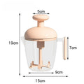 Ergonomic Multi-Blade Manual Egg Mixer