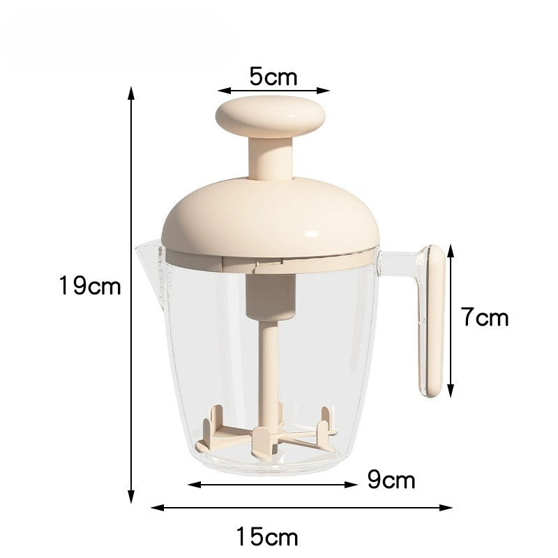 Ergonomic Multi-Blade Manual Egg Mixer