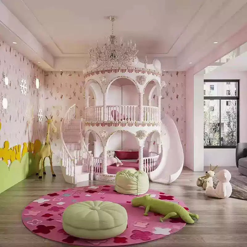 Dream Castle Majestic Slide Kids Bunk Bed