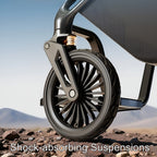 Secure Way Compact Foldable Electric Weather-Resistant Travel Scooter