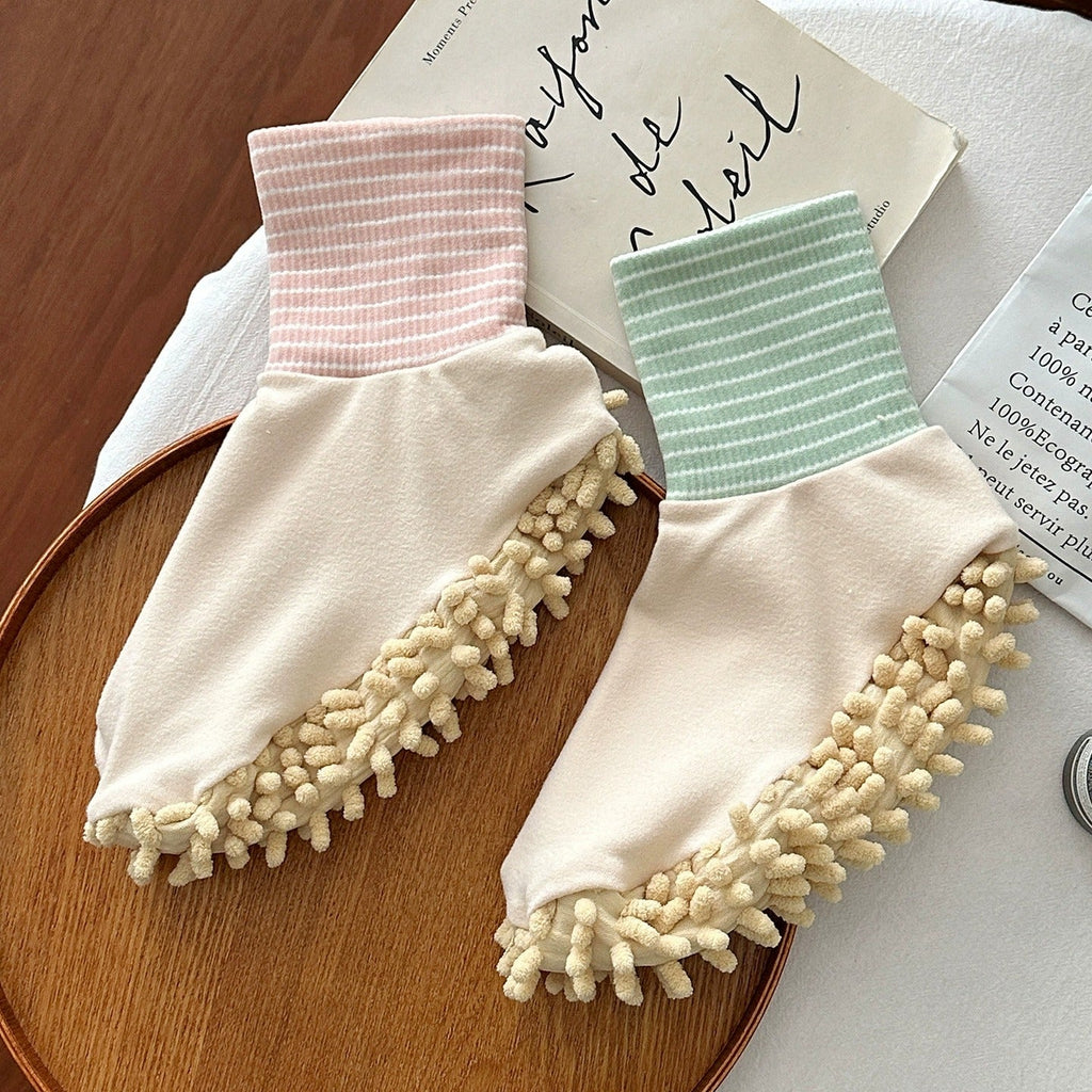 Clean & Walk Plush Mop Socks