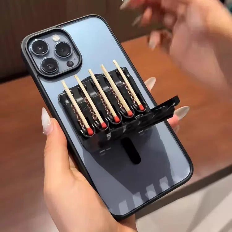 Matchstick Storage Phone Holder