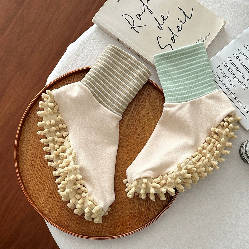 Clean & Walk Plush Mop Socks