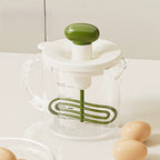 Ergonomic Handle Kitchen Egg Whisk Cup
