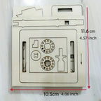 DIY Wooden Hand-Cranked Animation Machine Desktop Decor Kit