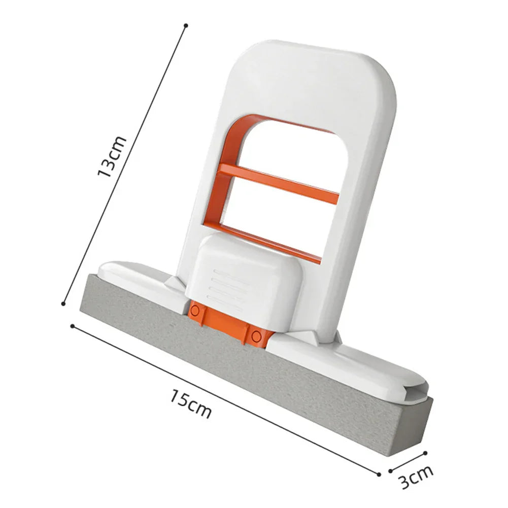 Scratch-Safe Compact Dual Texture Sponge Mop