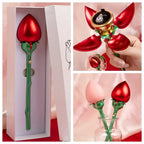 Eternal Rose Rotating Jewelry Box