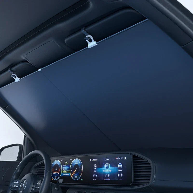 Retractable Anti-UV Light Car Windshield Sunshade
