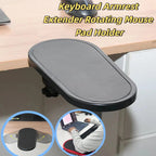 Attachable Rotating Computer Arm Support Bracket