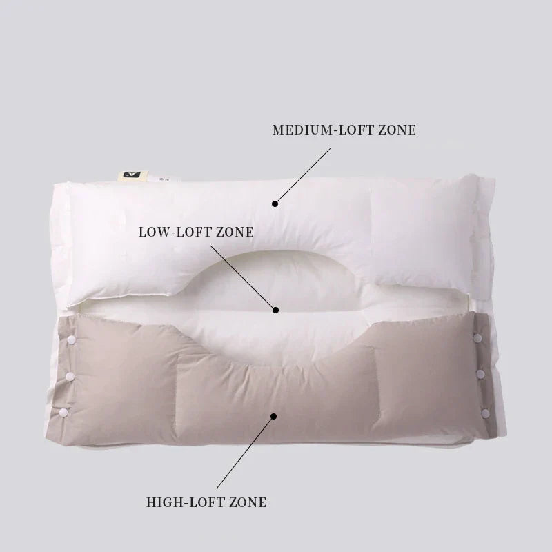 Sleep More Multi-Height Orthopedic Comfort Pillow