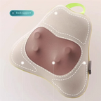 Ergonomic Back Support Heated Vibration Massager